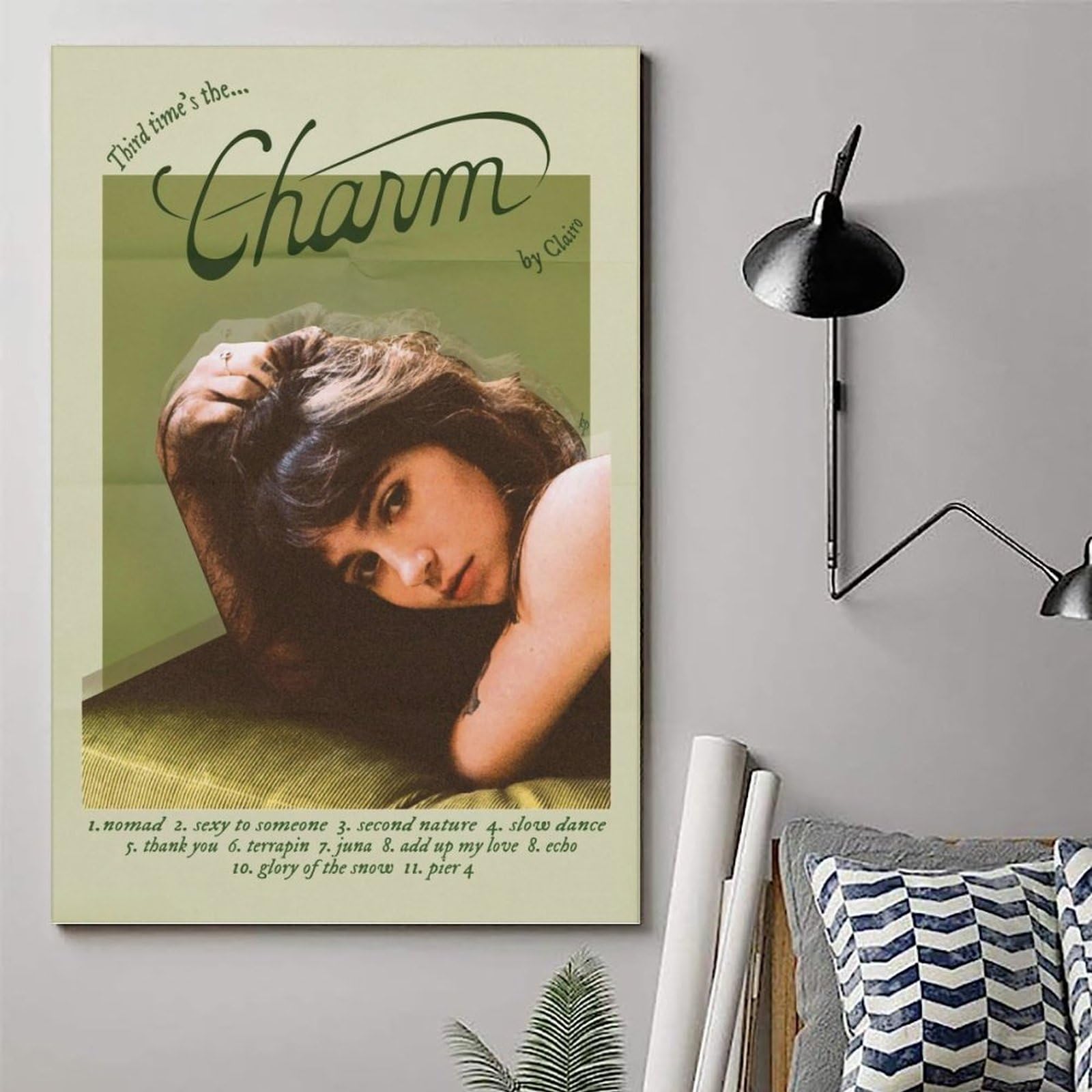Clairo　Charm 限定版 ポスター付き Clairo Wall Art, Clairo Poster- Charm Album Art Poster -digital